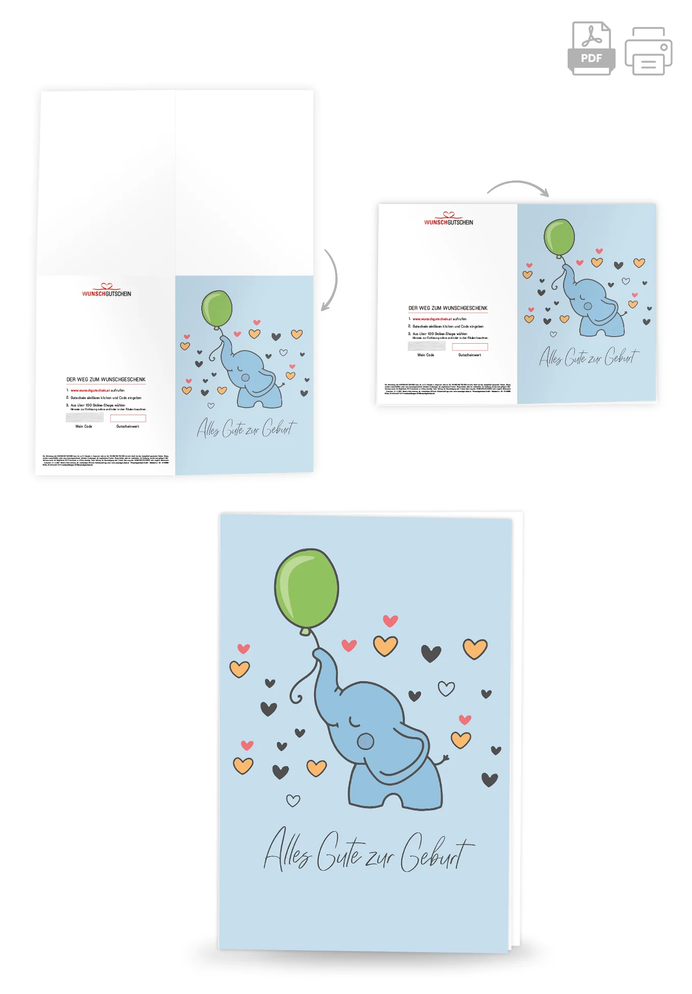 Alles Gute zur Geburt - Elefant - Image 4