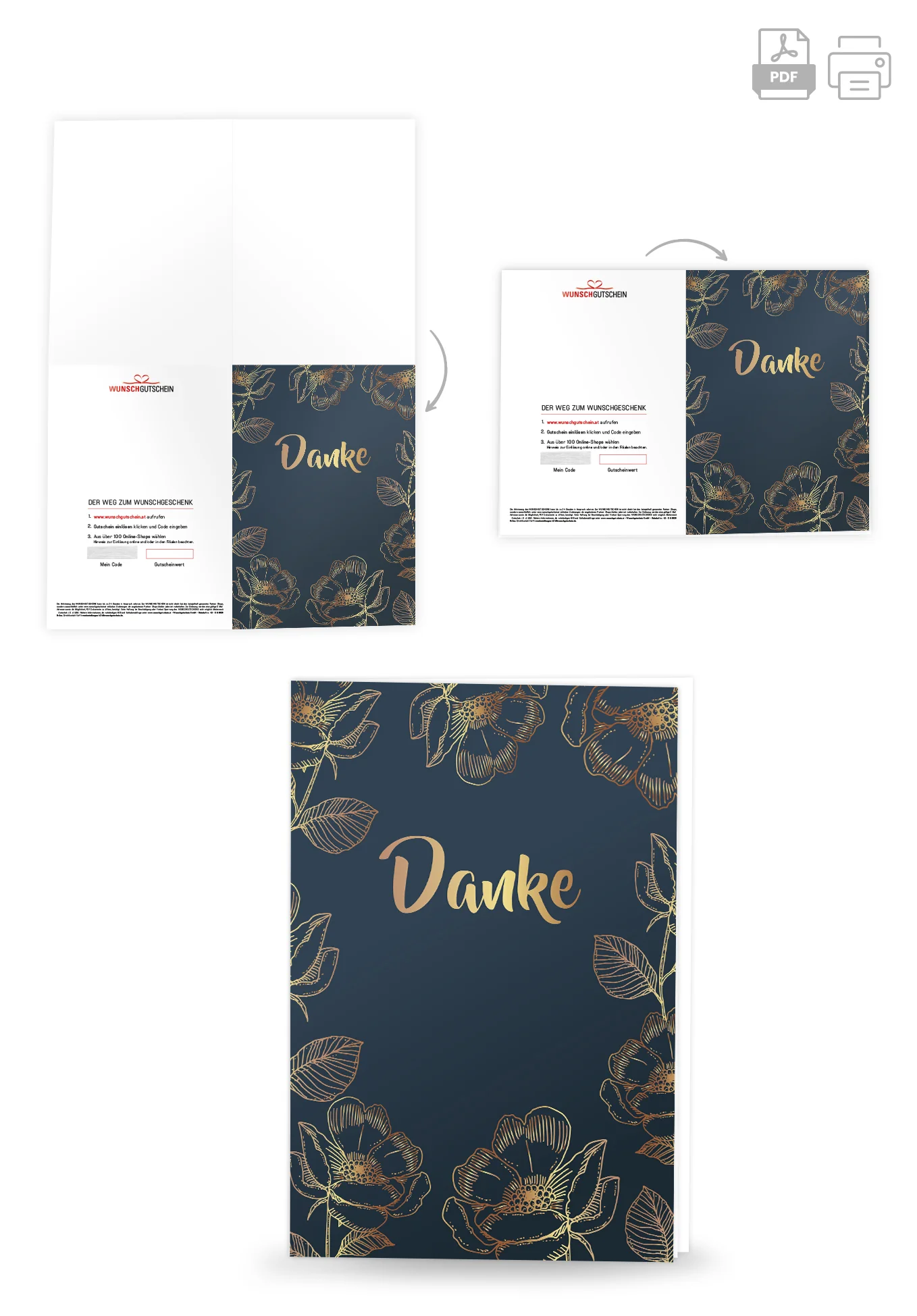 Danke - Blau Gold - Image 4
