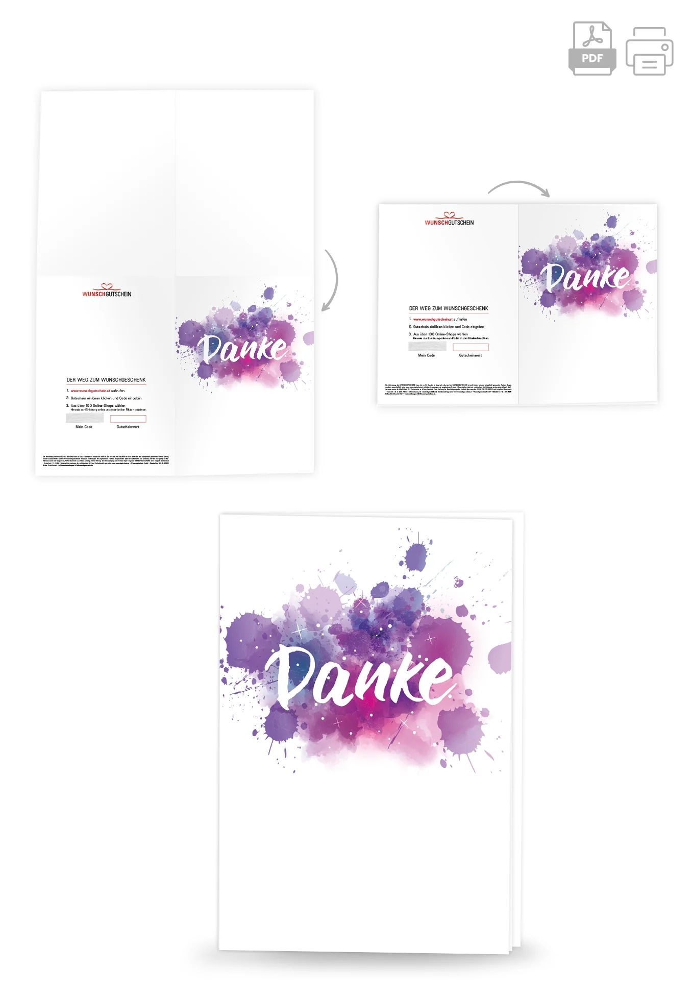 Danke - Lila Kleckse - Image 4