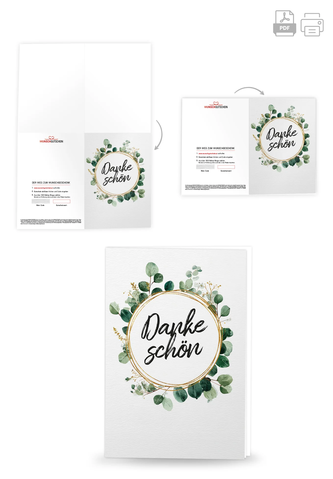 Dankeschön - Eucalyptus Kranz - Image 4