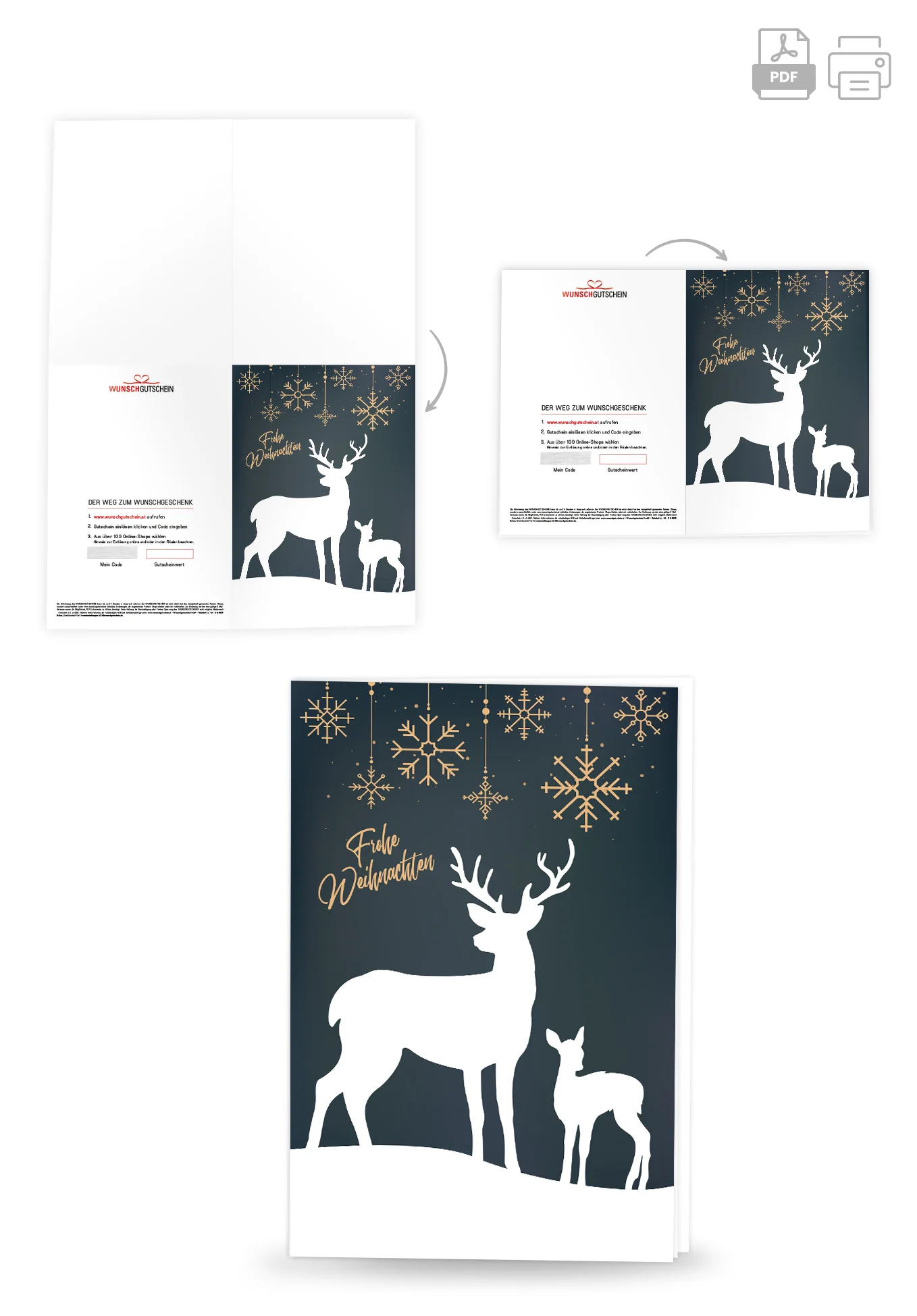 Frohe Weihnachten - Rentier Grün - Image 4