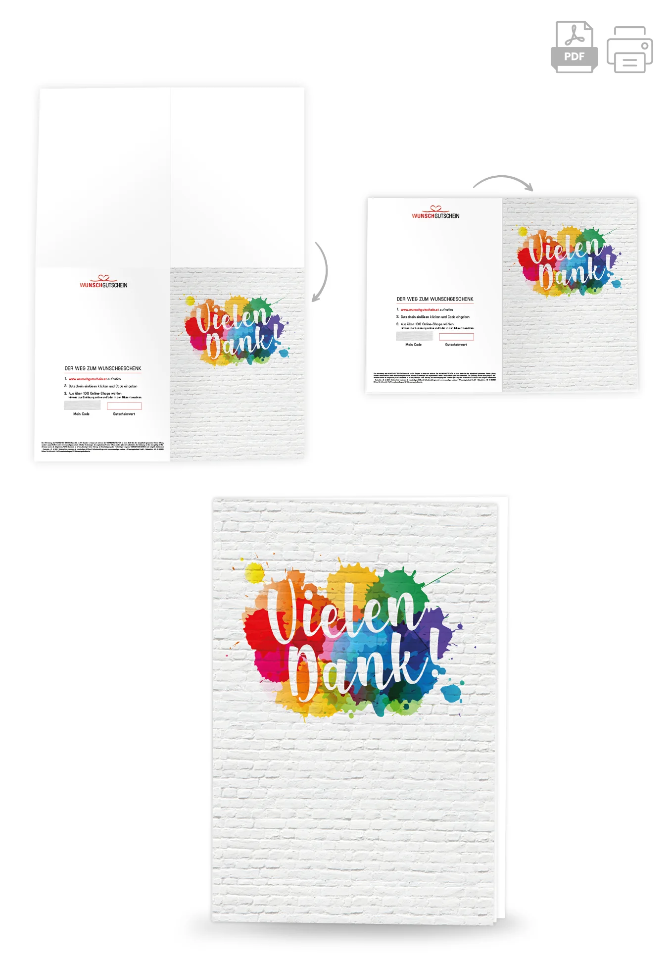 Vielen Dank - Bunte Kleckse - Image 4